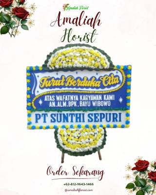 Papan Bunga Duka di Manisrenggo